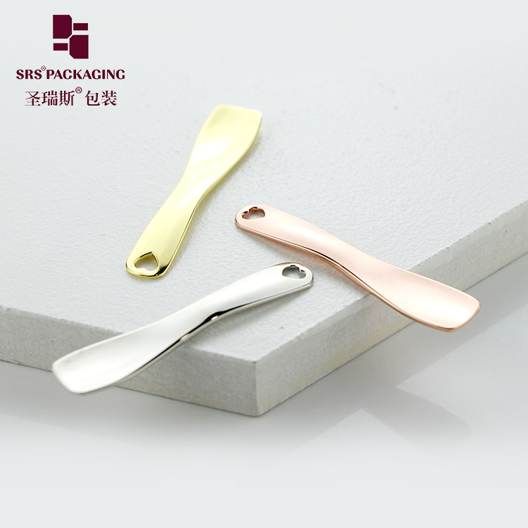 Make up metal cosmetic spoon popular gold silver and rose gold skin care massage beauty tools