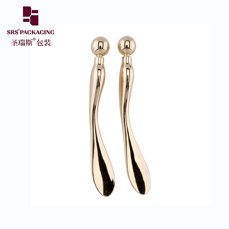 custom color luxury cosmetic high quality shiny effect mini spatula cosmetic