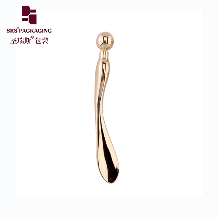 custom color luxury cosmetic high quality shiny effect mini spatula cosmetic