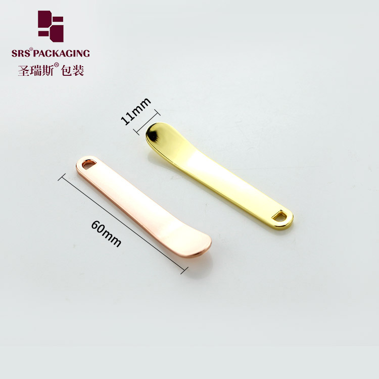 wholesale makeup cream spatula luxury plastic cosmetic mini spatula for skincare