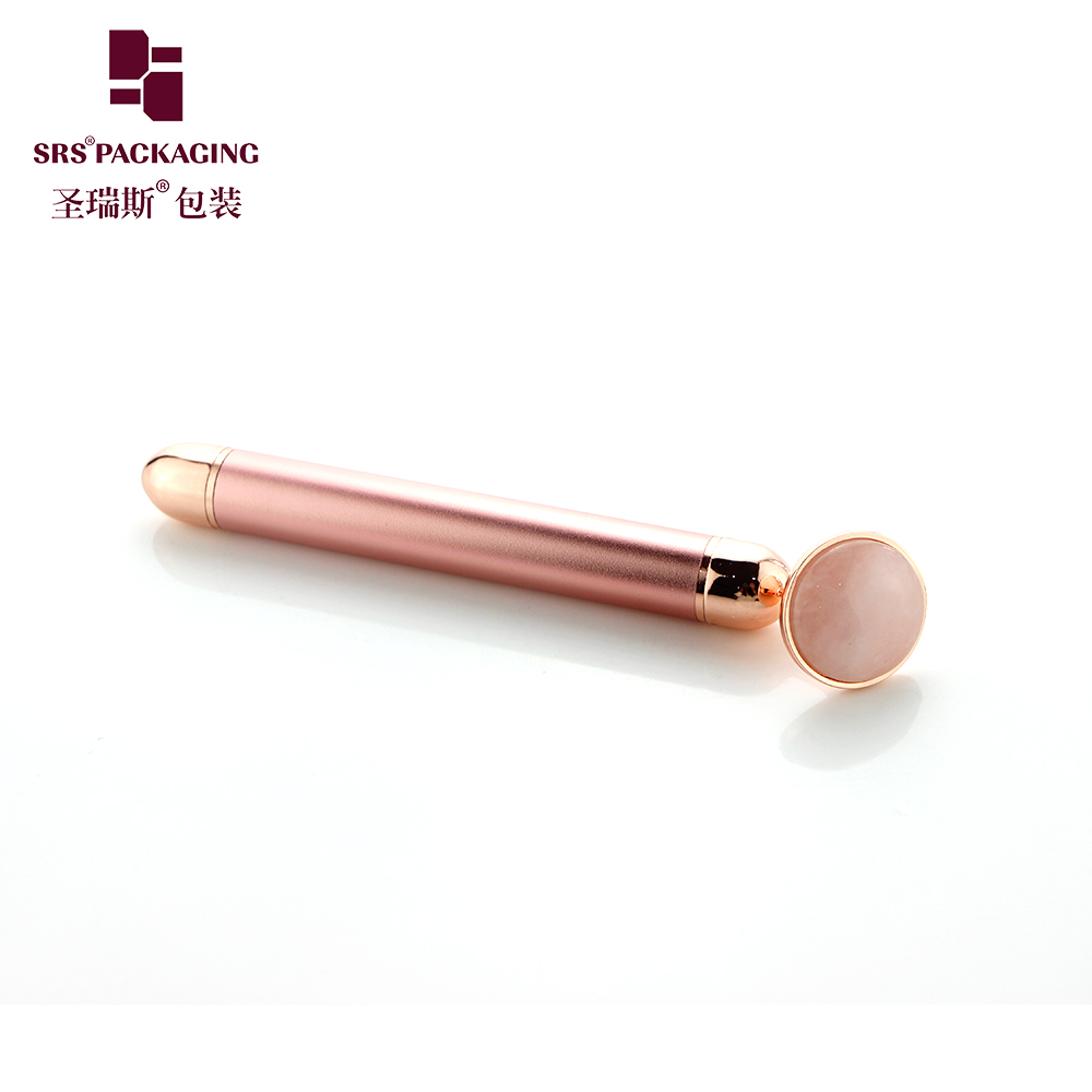 Vibrating skin cae face message tools jade roller stone personal care beauty product with replaceable head