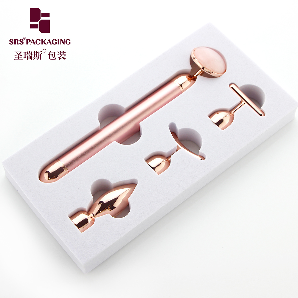 Vibrating skin cae face message tools jade roller stone personal care beauty product with replaceable head