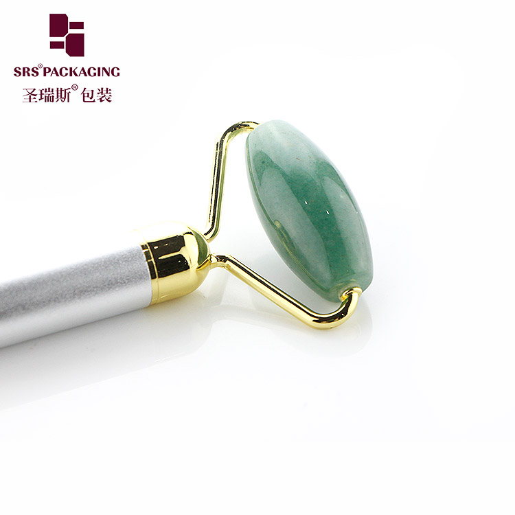 2020 hot sale rose gold face lift massage tool with luxurious jade roller massage roller ready to ship