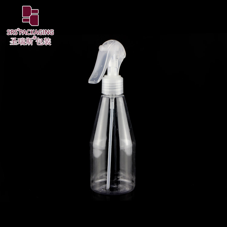 SRS travel bottle cosmetic biodegradable refillable 200ml hand sanitizer tiger sprayer bottle for disinfectant 