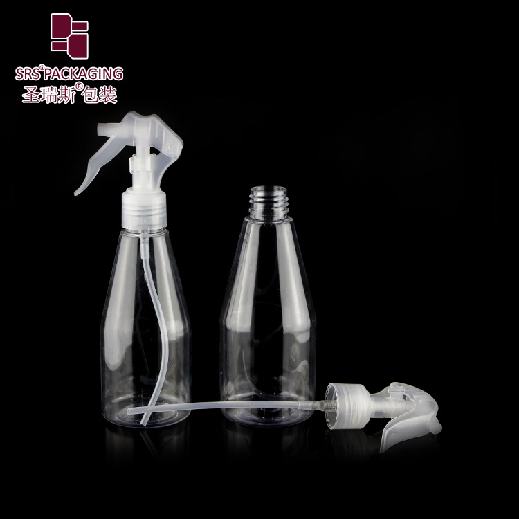 SRS travel bottle cosmetic biodegradable refillable 200ml hand sanitizer tiger sprayer bottle for disinfectant 