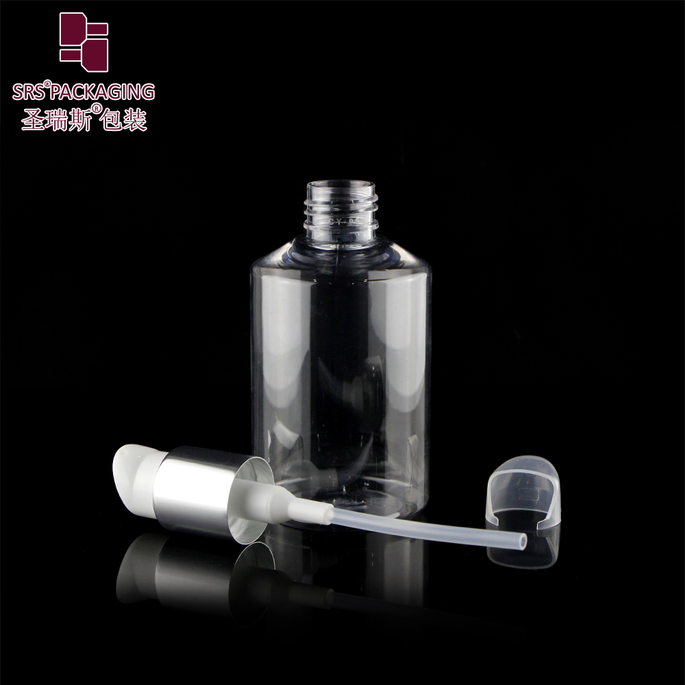 Recycled PET PCR cosmetic skin care packaging 200ml pump bottle for lotion