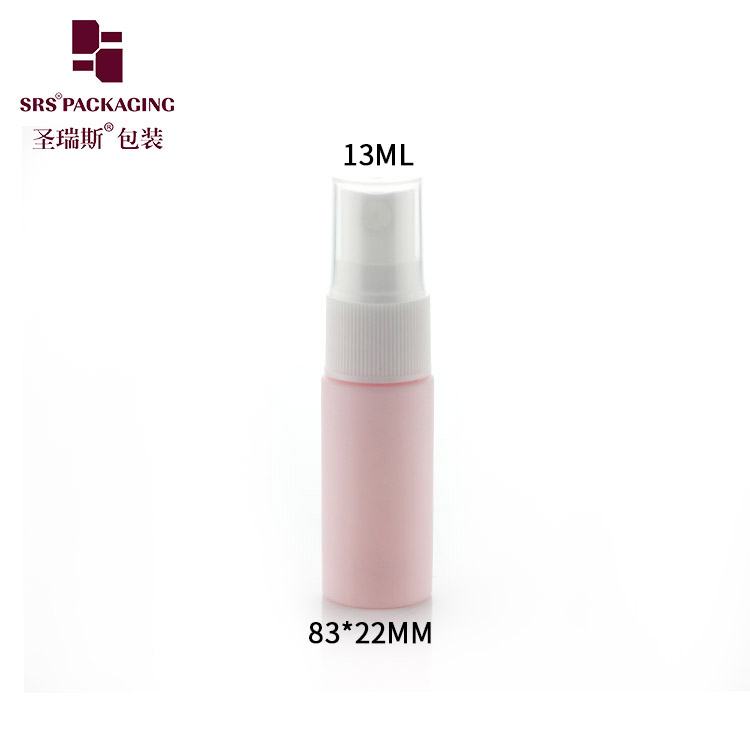 Eco friendly 13ml 15ml 20ml 30ml 50ml 100ml cosmetic PET bottle white pump plastic spray container