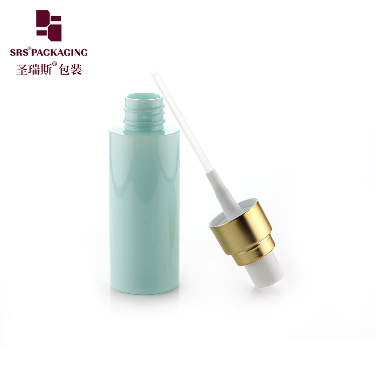 Fast delivery small portable PET plastic spray bottle 50ml recycled empty cosmetic atomizer