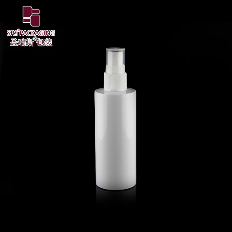 100ml flat shoulder PET PCR recycled shampoo lotion pet bottle