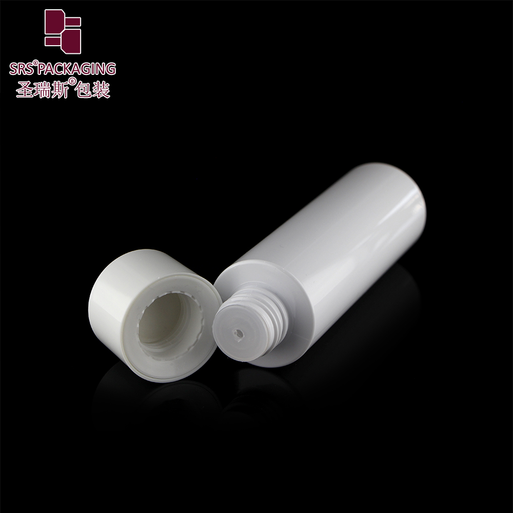 Wholesale custom pet plastic lotion pump bottle eco-friendly cosmetic packaging 150ml