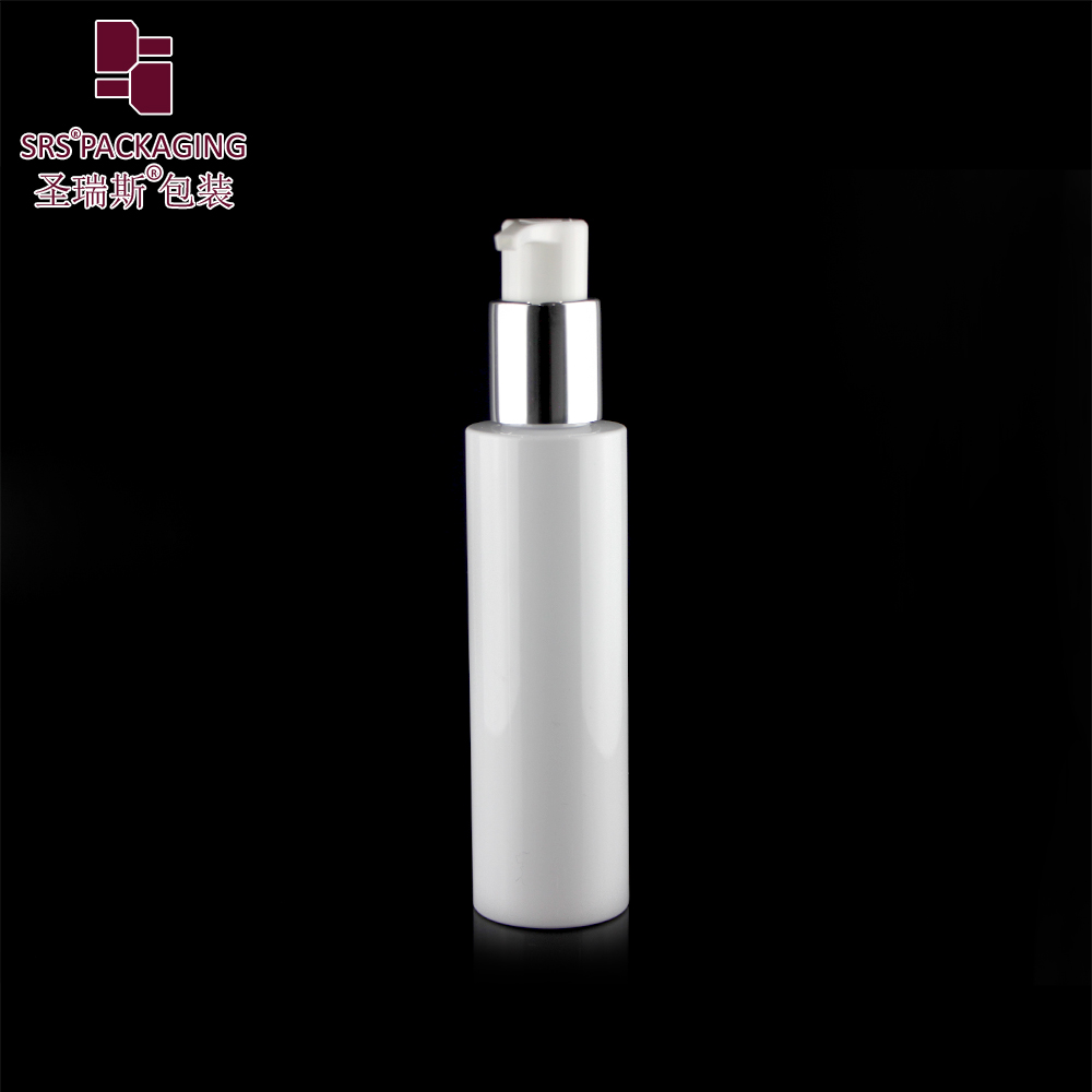 Wholesale custom pet plastic lotion pump bottle eco-friendly cosmetic packaging 150ml