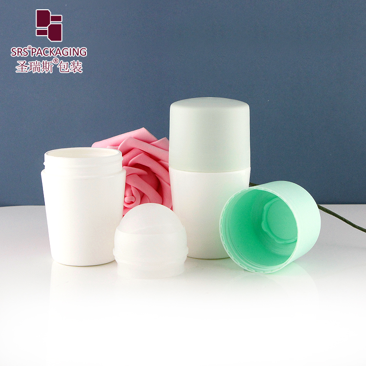 50ml body massage oil skin care unique design plastic roll on deodorant empty bottle