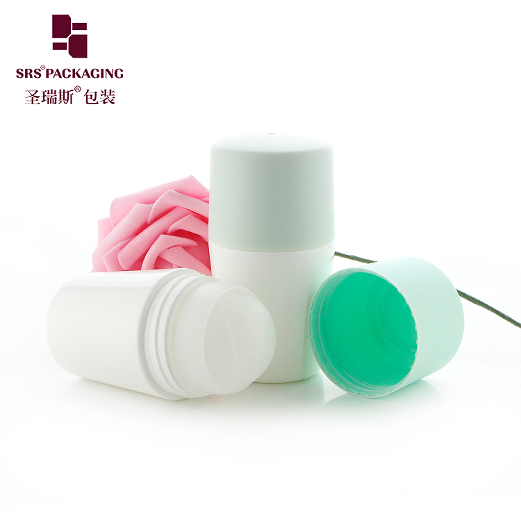 50ml body massage oil skin care unique design plastic roll on deodorant empty bottle