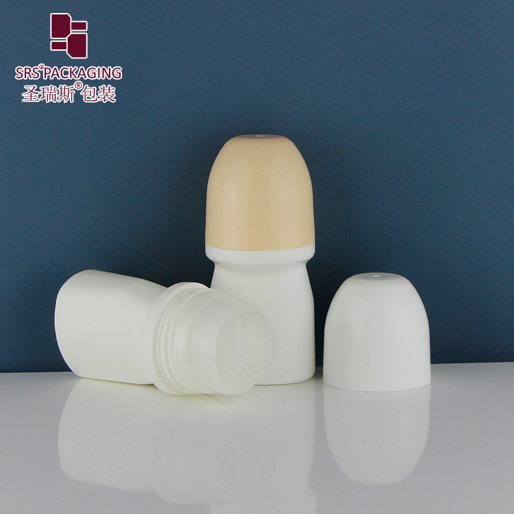 Deodorant roller container custom  with personal care plastic roll on bottle 50ml