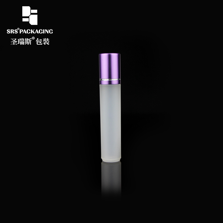 empty 3ML pocket sample roller PP bottle with aluminum lid