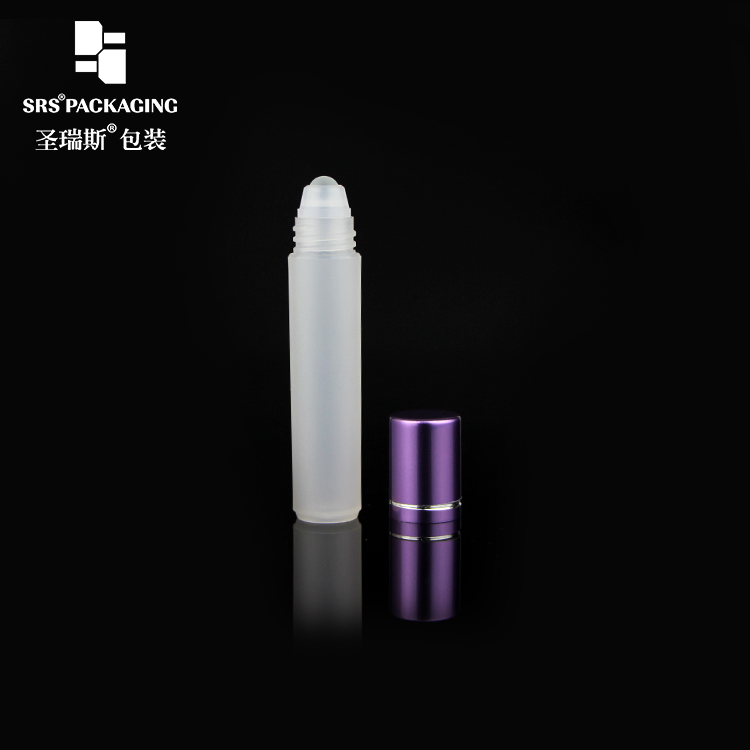 empty 3ML pocket sample roller PP bottle with aluminum lid