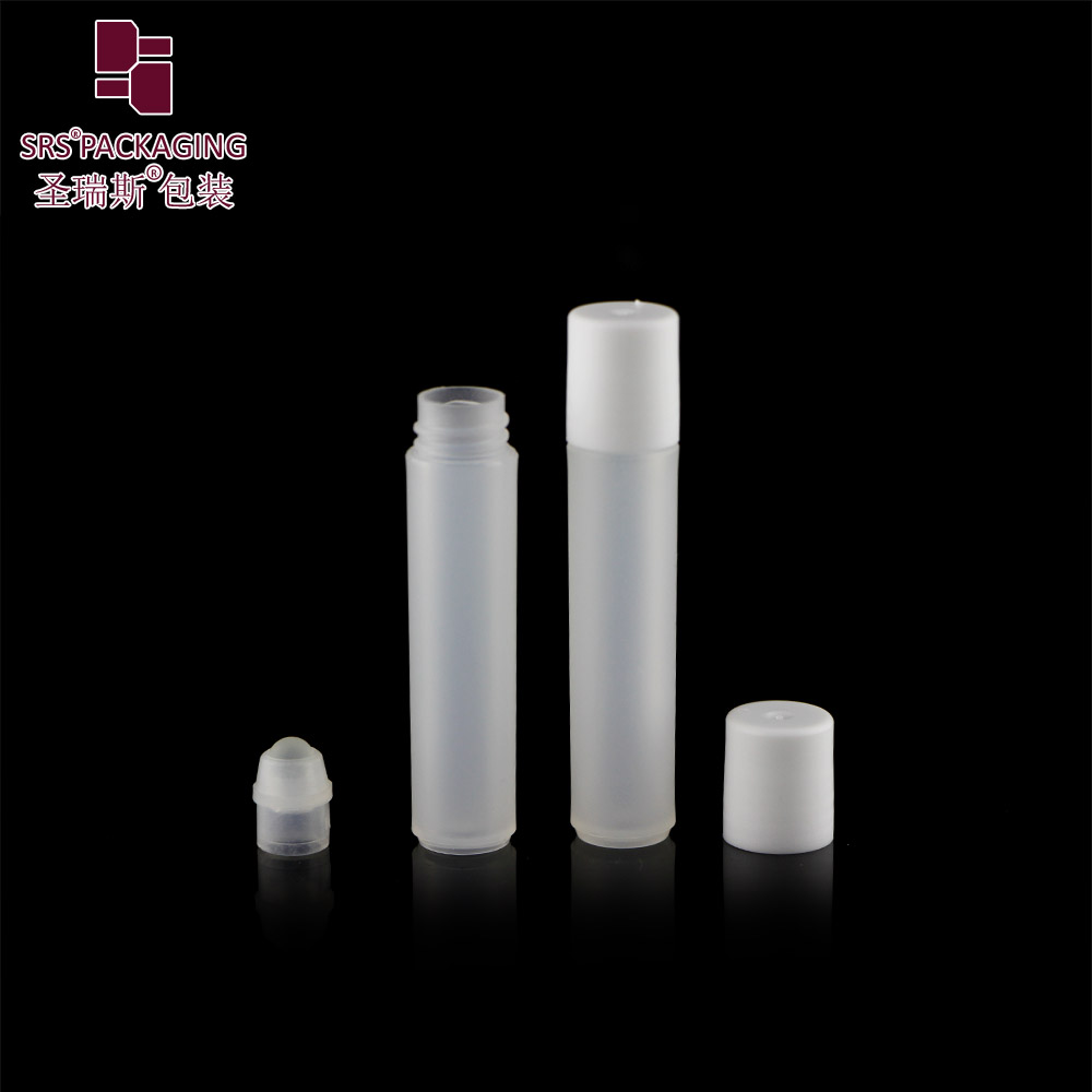 SRS Empty Mini Plastic Perfume 3ml Sample Roller Bottle