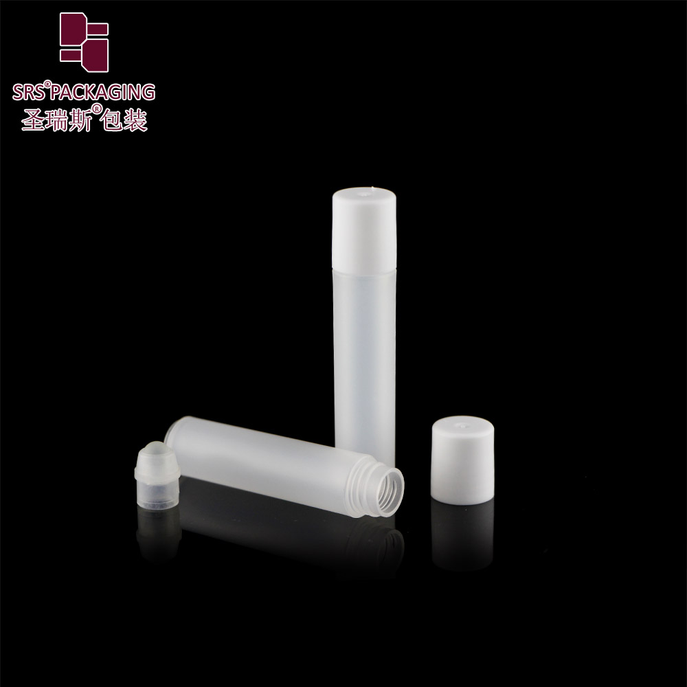 SRS Empty Mini Plastic Perfume 3ml Sample Roller Bottle