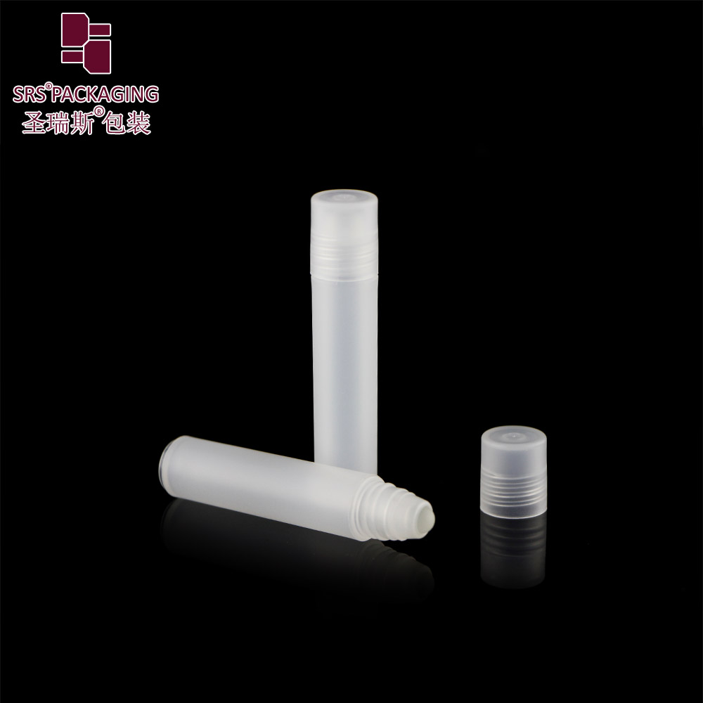 SRS Empty Mini Plastic Perfume 3ml Sample Roller Bottle