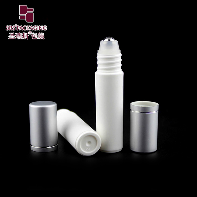 PP PCR Plastic sample 5ml White Roll Bottle with Aluminum Lid