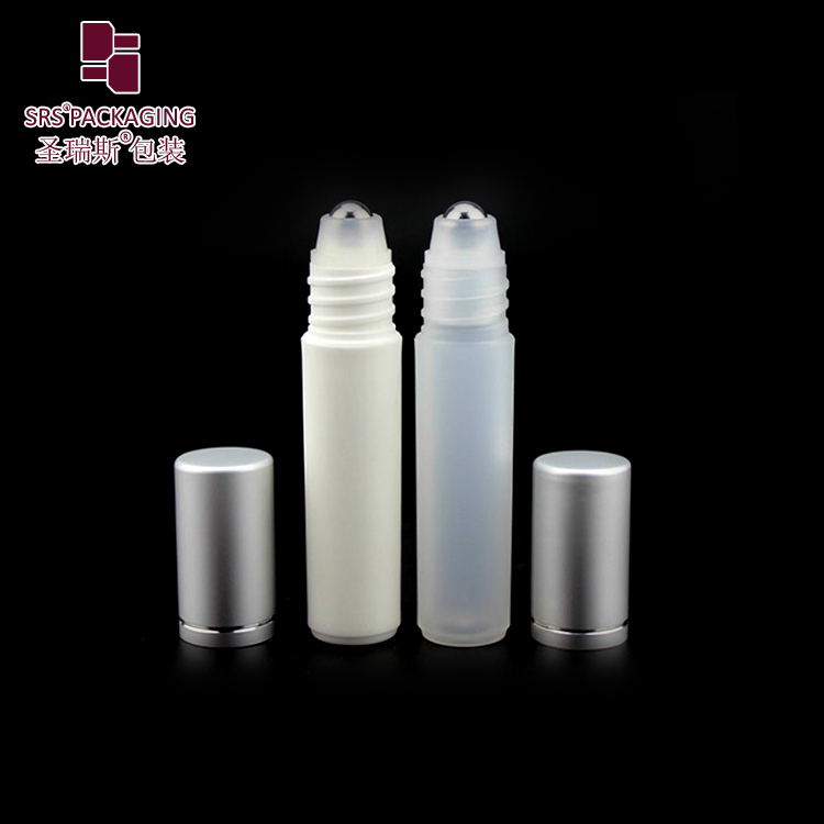 PP PCR Plastic sample 5ml White Roll Bottle with Aluminum Lid