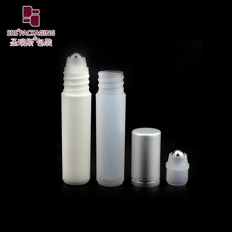 PP PCR Plastic sample 5ml White Roll Bottle with Aluminum Lid