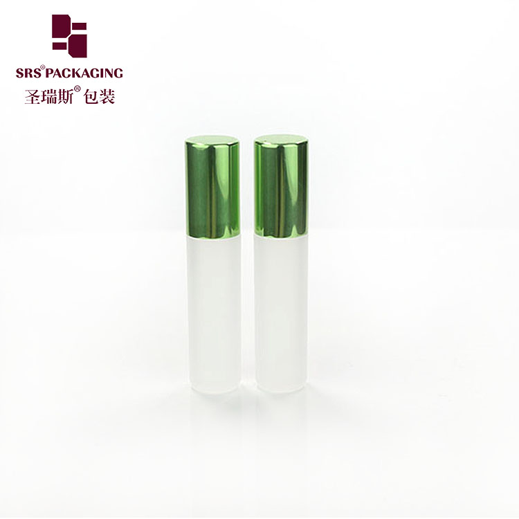 5ml customized color plastic recycle PP roller perfume bottle with aluminum cap