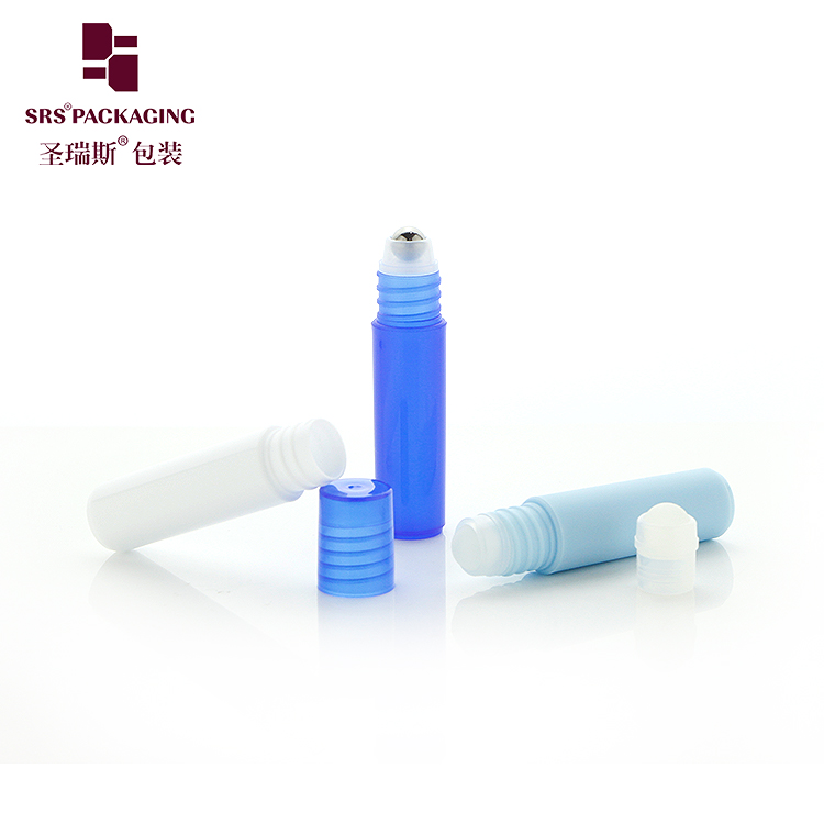 5ml customized color plastic recycle PP roller perfume bottle in stock