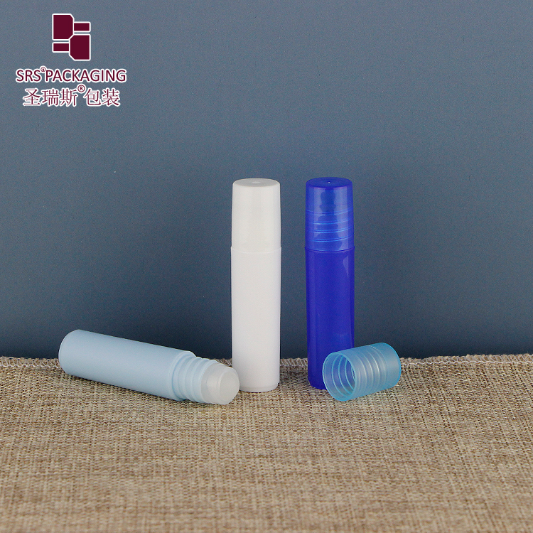 5ml customized color plastic recycle PP roller perfume bottle in stock