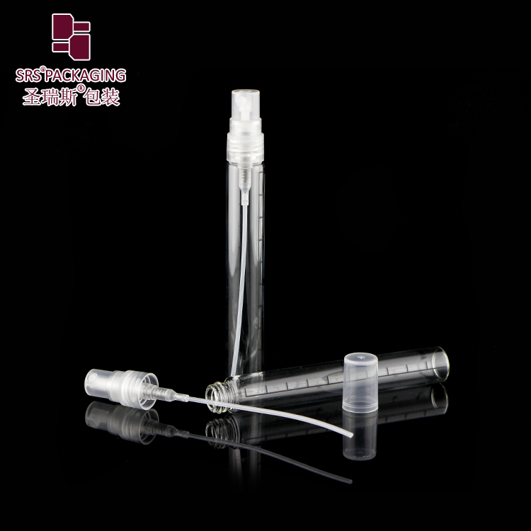 Portable 3ml 5ml 10ml Perfume Atomizer Glass Perfume Spray Bottle With Aluminum Pump Cap