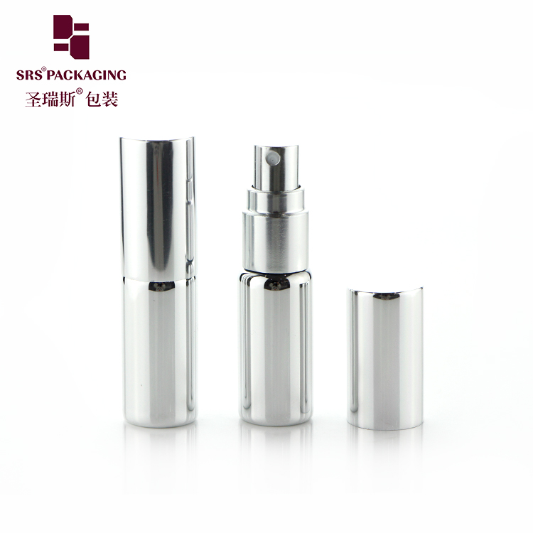 Empty Travel Bottle Portable Glass Perfume Dispensing Tubular Bottle 5ml Multiple Colors For Sale