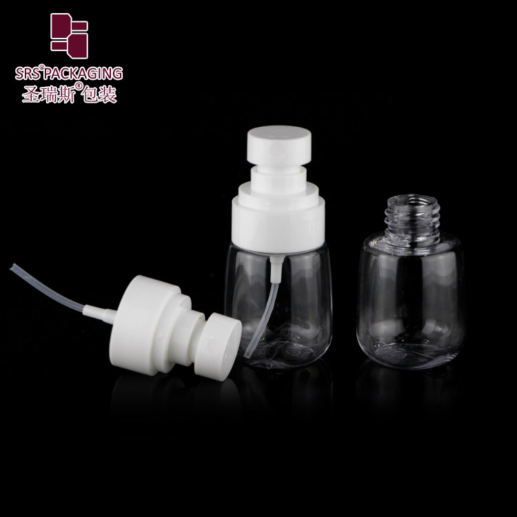 wholesale custom portable PETG clear colorful refillable plastic fine spray bottle