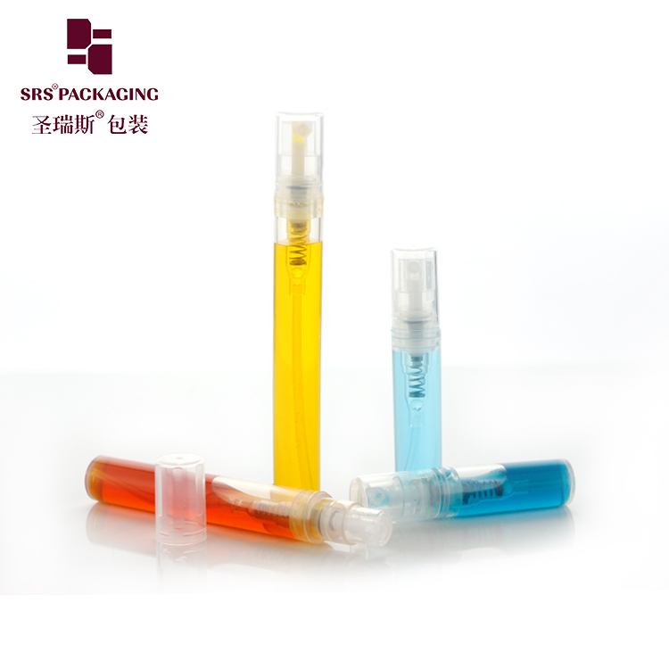 Hot Sale Fast delivery travel sample packaging mini capacity 2ml 3ml 4ml 5ml PP 2ml spray bottle with fine mist