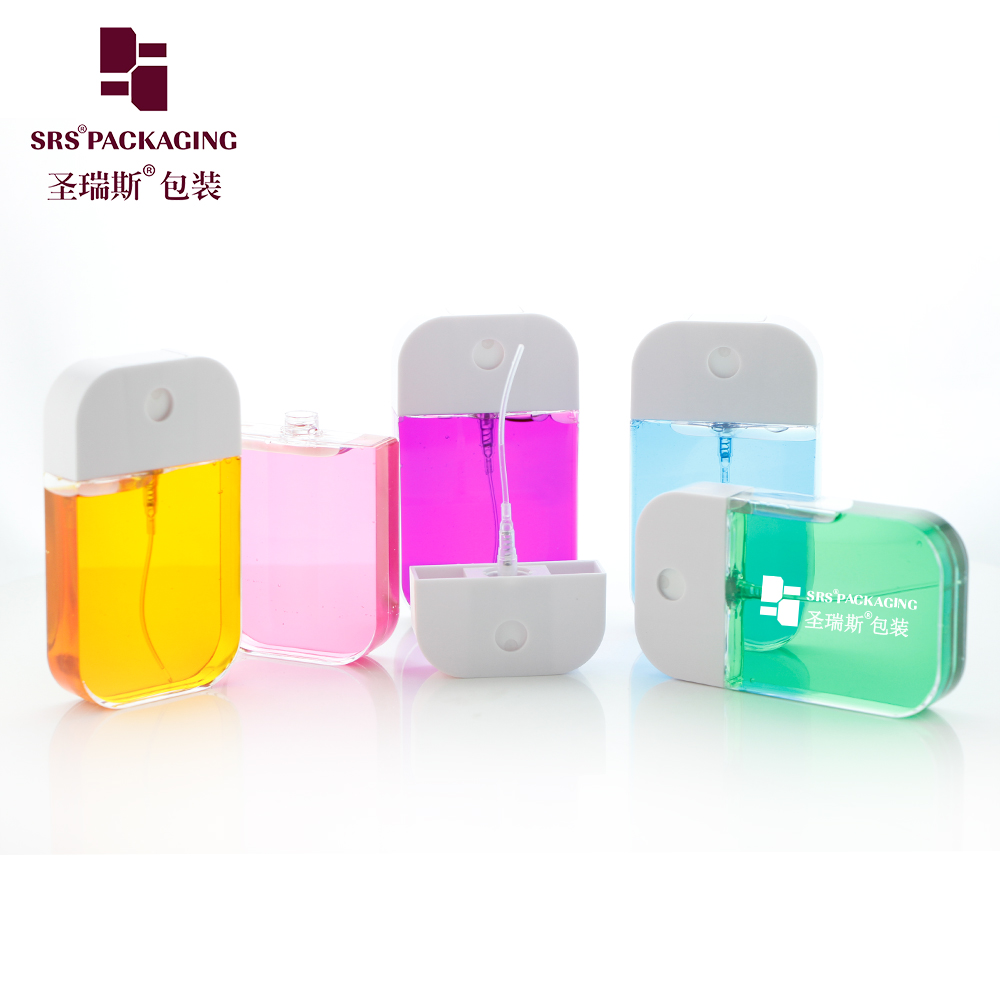 Card Type Spray Bottle 50ml Rectangular Phone Shaped Atomizer Refillable Designed Dispensing Bottle