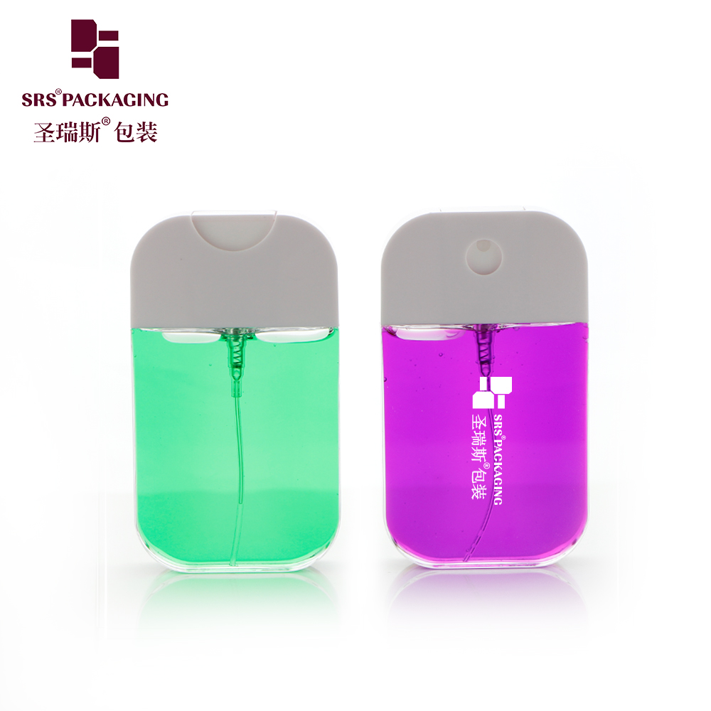 Card Type Spray Bottle 50ml Rectangular Phone Shaped Atomizer Refillable Designed Dispensing Bottle