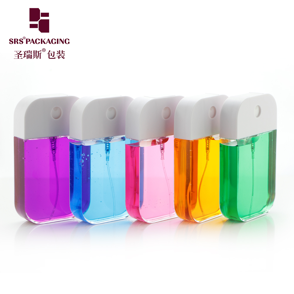 Card Type Spray Bottle 50ml Rectangular Phone Shaped Atomizer Refillable Designed Dispensing Bottle