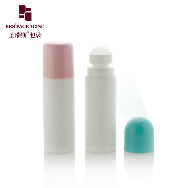 Big size deodorant container custom color 90ml roll on bottle