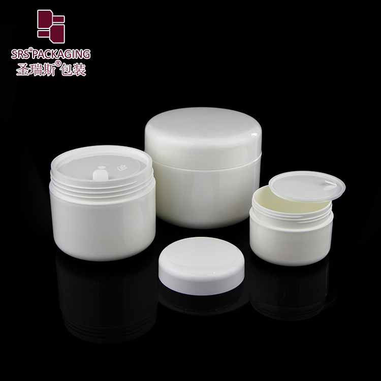 15G/20G/30G/50G/100G/150G/200G/250G  All PP Glossy single wall pp cream jar round jar and round cap