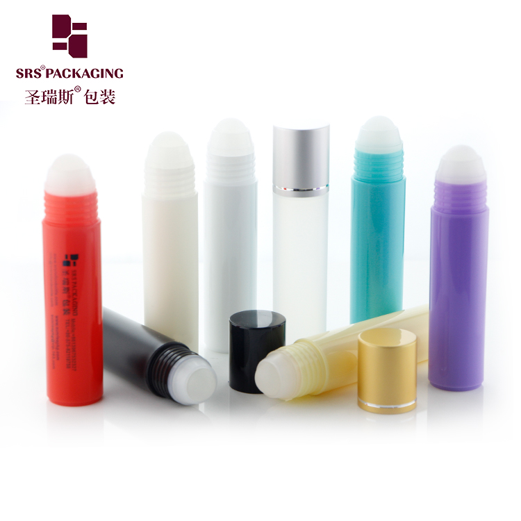 Empty PCR recycled material cosmetic packaging 30ml 1oz roll on bottles with metal ball