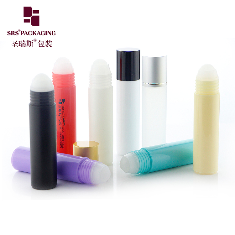 Empty PCR recycled material cosmetic packaging 30ml 1oz roll on bottles with metal ball