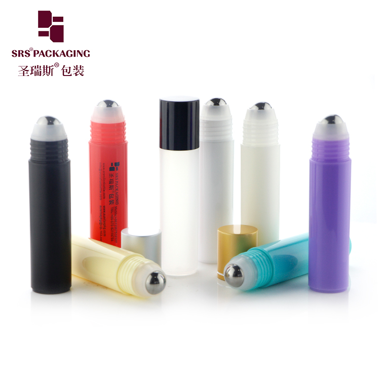 Empty PCR recycled material cosmetic packaging 30ml 1oz roll on bottles with metal ball