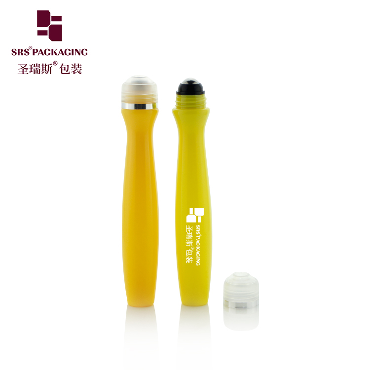 Transparent PETG Empty Plastic Eye Serum Cosmetic 15 ml Roll On Bottle