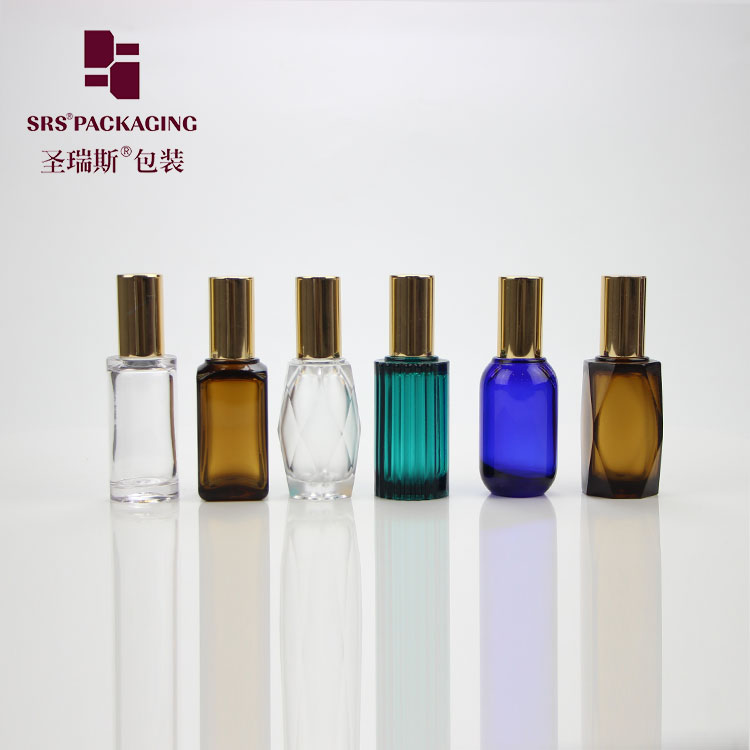 Luxury Unique Shape 12ml 15ml 16ml 18ml 20ml Custom Plastic Roll On Perfume Pocket Bottle