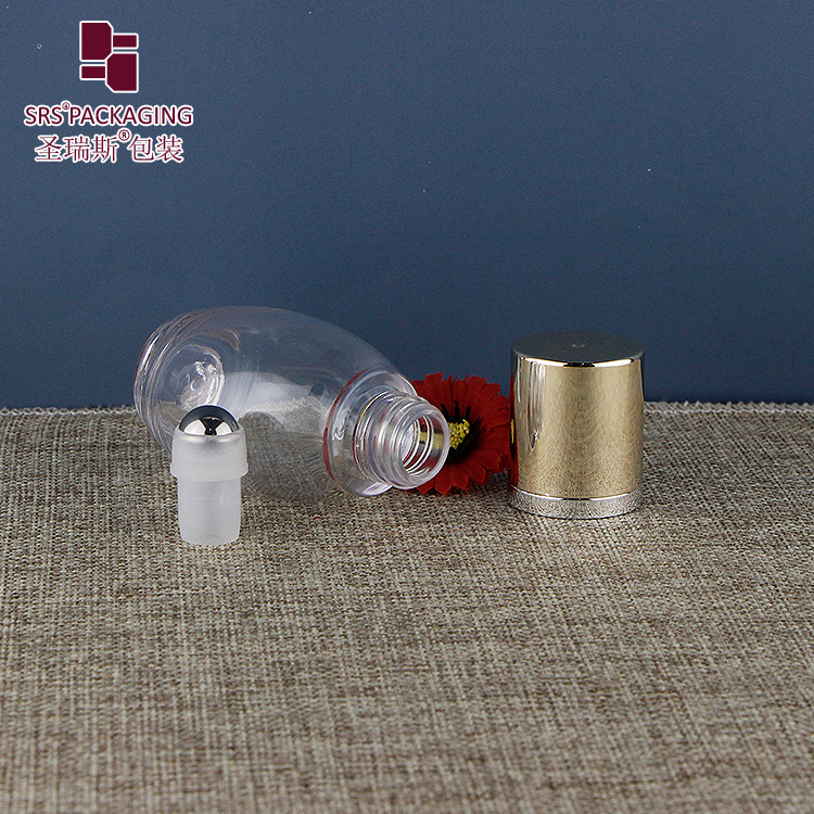 New massage tube empty 18ml 20ml clear roller bottles essential oil wholesale
