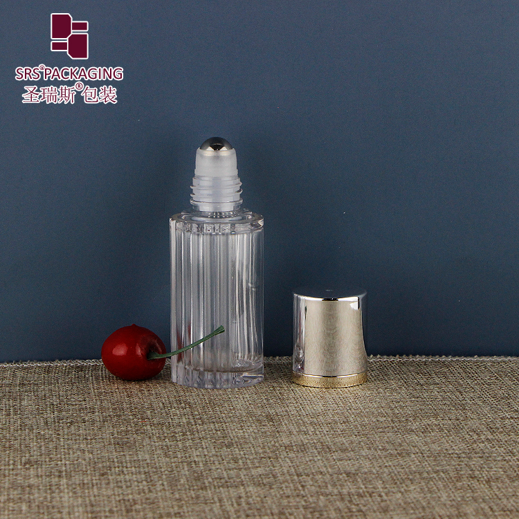 New massage tube empty 18ml 20ml clear roller bottles essential oil wholesale