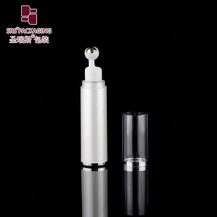 High Quality Eye Cream Applicator 4ml 6ml 15ml Airless Pressed Roll On Bottle For Cosmetic Packaging