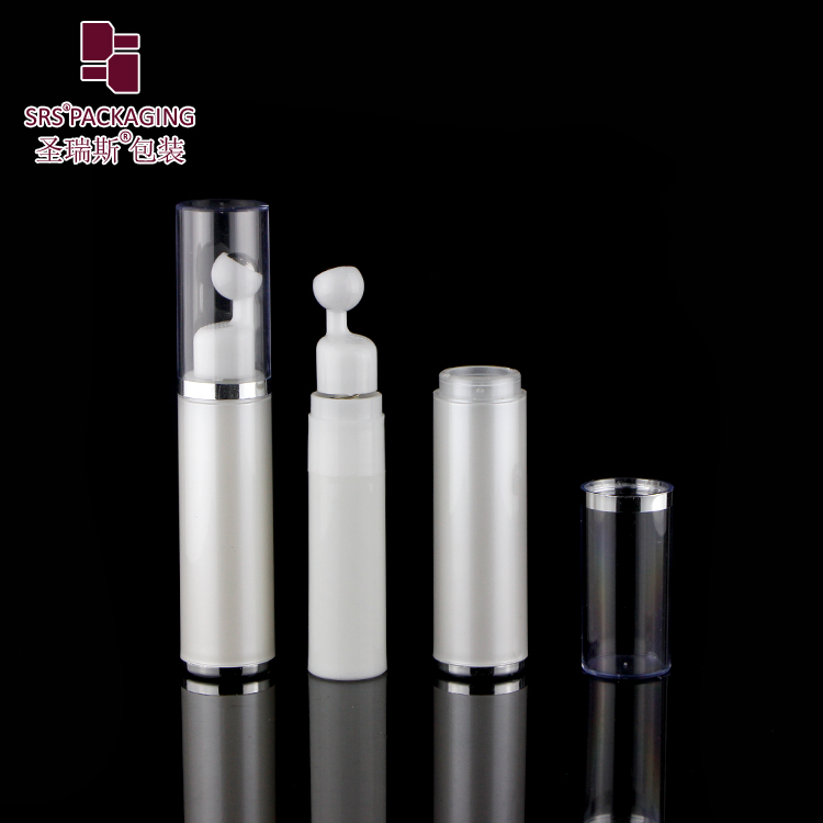 High Quality Eye Cream Applicator 4ml 6ml 15ml Airless Pressed Roll On Bottle For Cosmetic Packaging