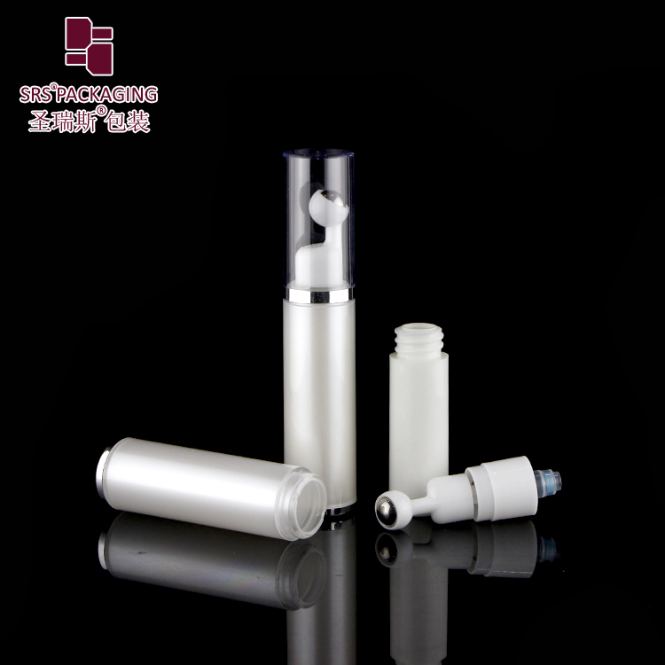 High Quality Eye Cream Applicator 4ml 6ml 15ml Airless Pressed Roll On Bottle For Cosmetic Packaging