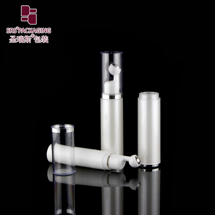 High Quality Eye Cream Applicator 4ml 6ml 15ml Airless Pressed Roll On Bottle For Cosmetic Packaging