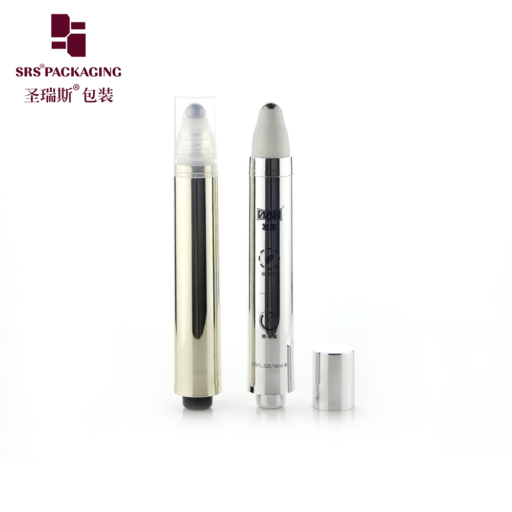 10ml 15ml Empty Premium Cosmetic Massage Airless Eye Cream Roller Bottle